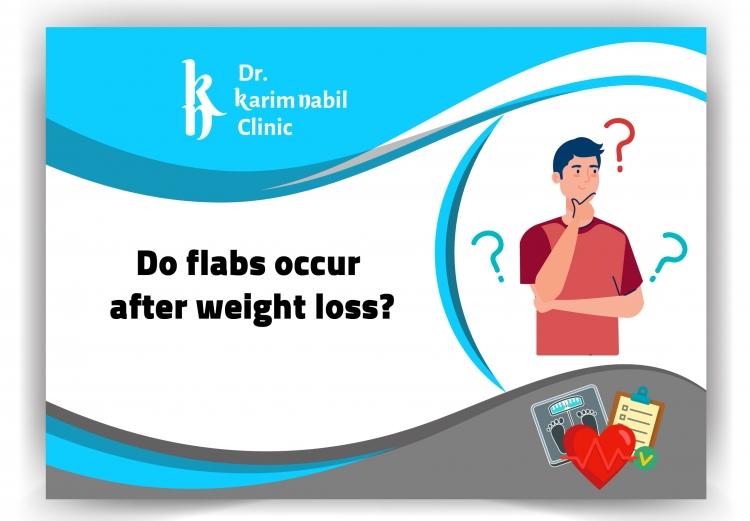 Do flabs occur after weight loss?